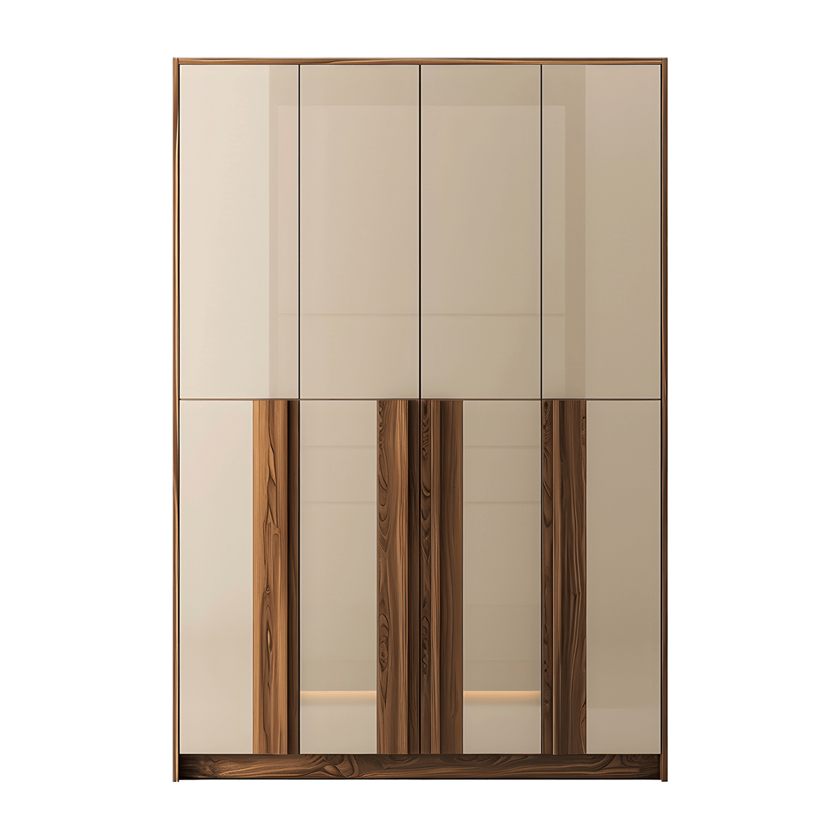 Modern Wooden Large Wardrobe - Image 3