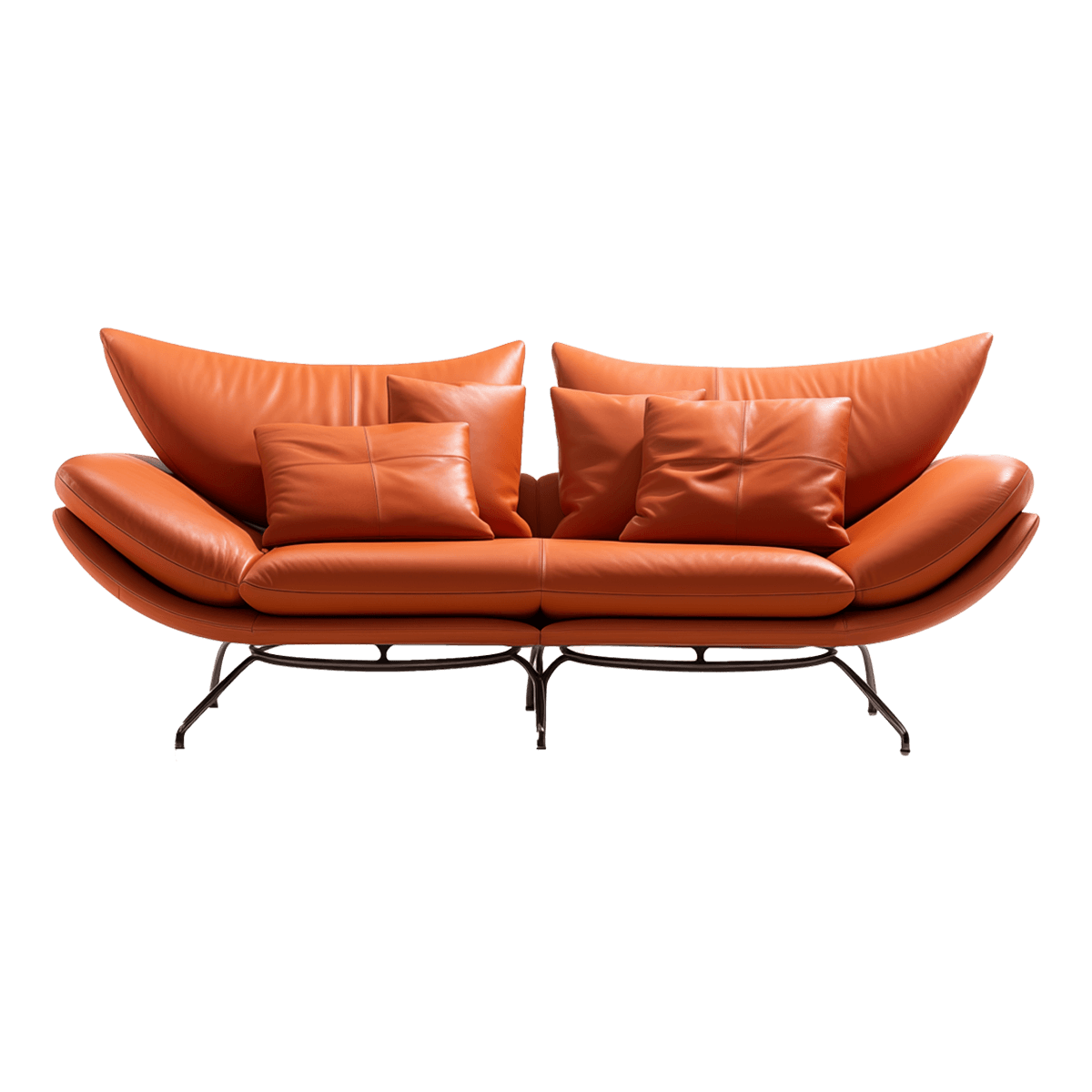 Armless Twin Size Floor Sofa - Image 3