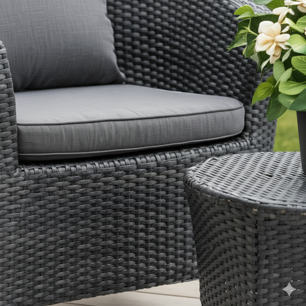 Woven Patio Set - Image 3
