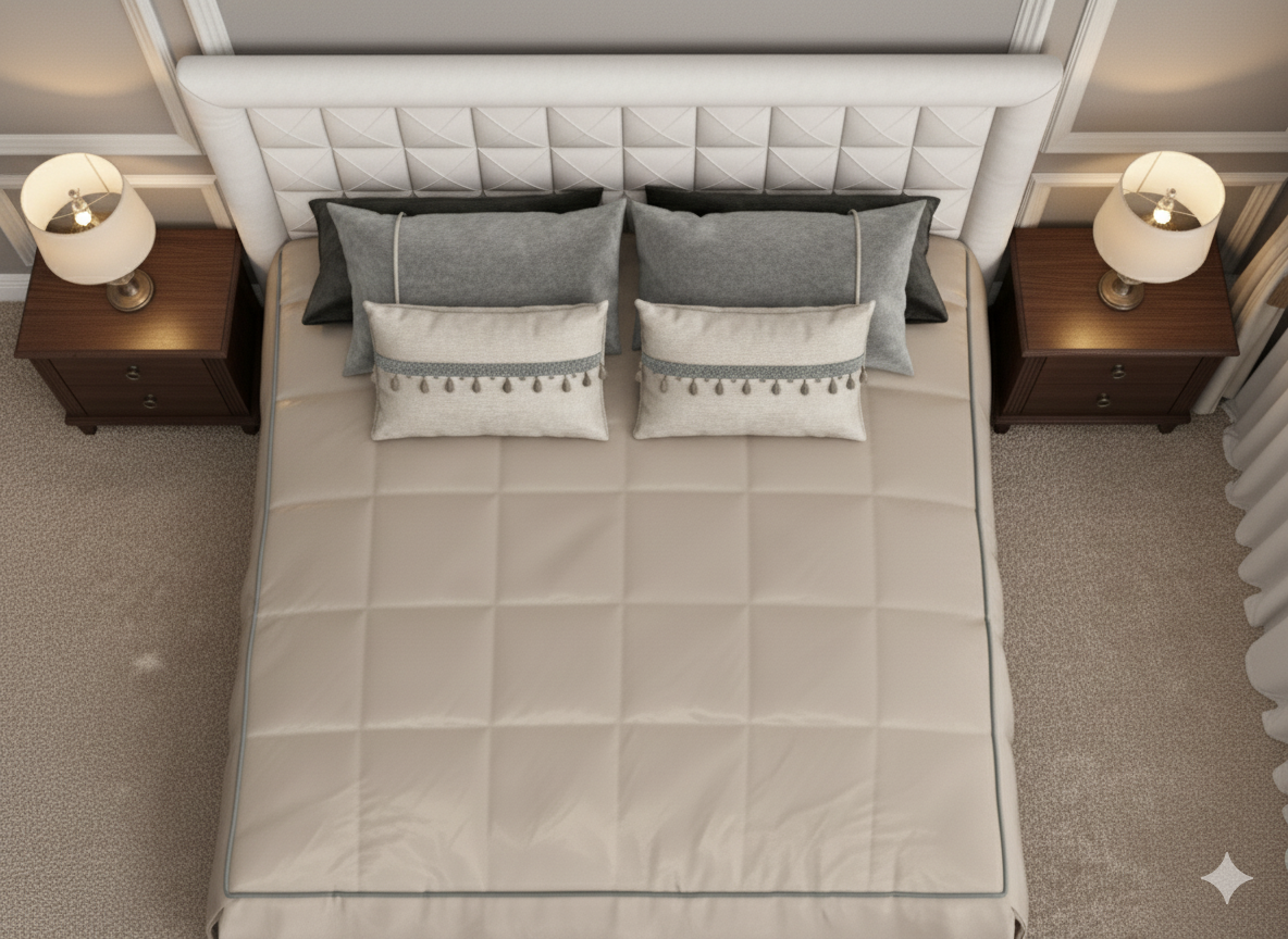 Tufted Upholstered Bed - Image 3