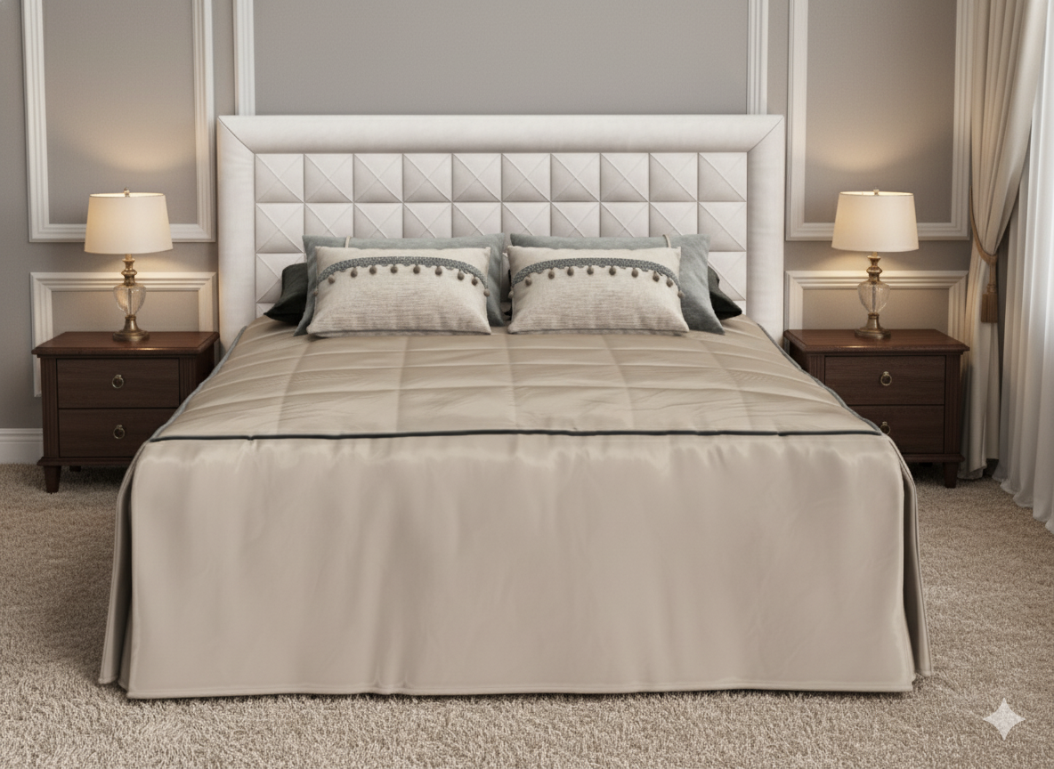 Tufted Upholstered Bed - Image 4