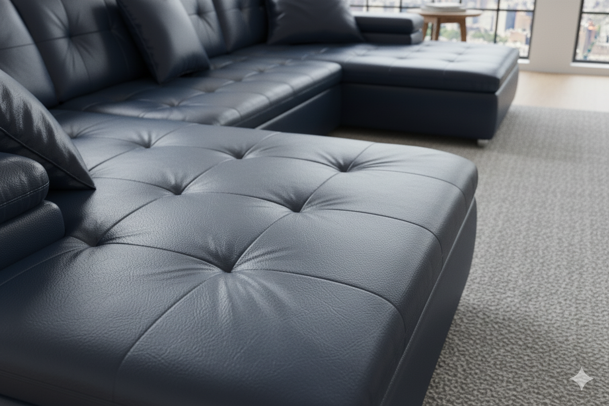 Navy Leatherette - Image 2